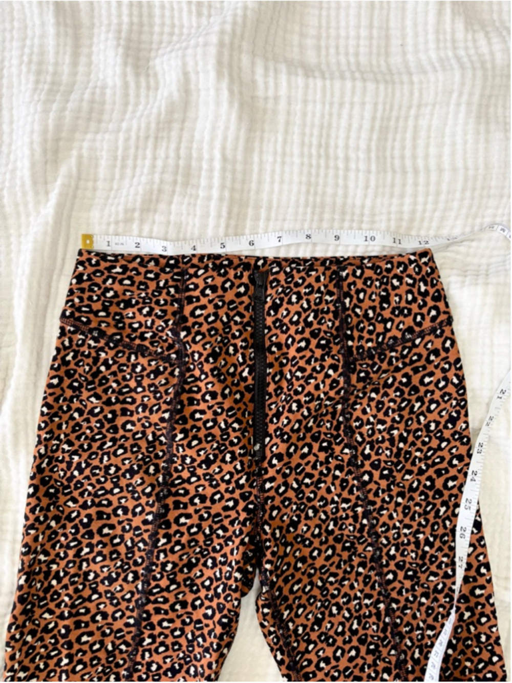 Women's Free People Brown Black Leopard Print Bike Shorts S Rayon - Picture 5 of 10